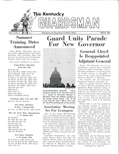 Bluegrass Guard, March 1964